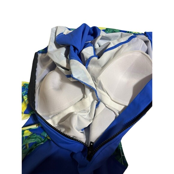 Halcurt Women’s Boy Leg One Piece Rash Guard Swimsuit Size M UPF 50 - Picture 12 of 12